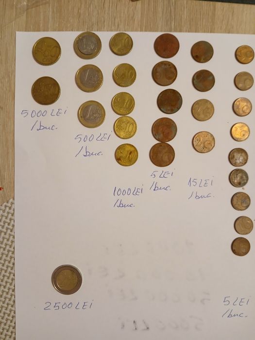 Vând bancnote și monezi