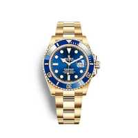 Часовник Rolex Submariner Date 41 Yellow Gold Blue Dial
