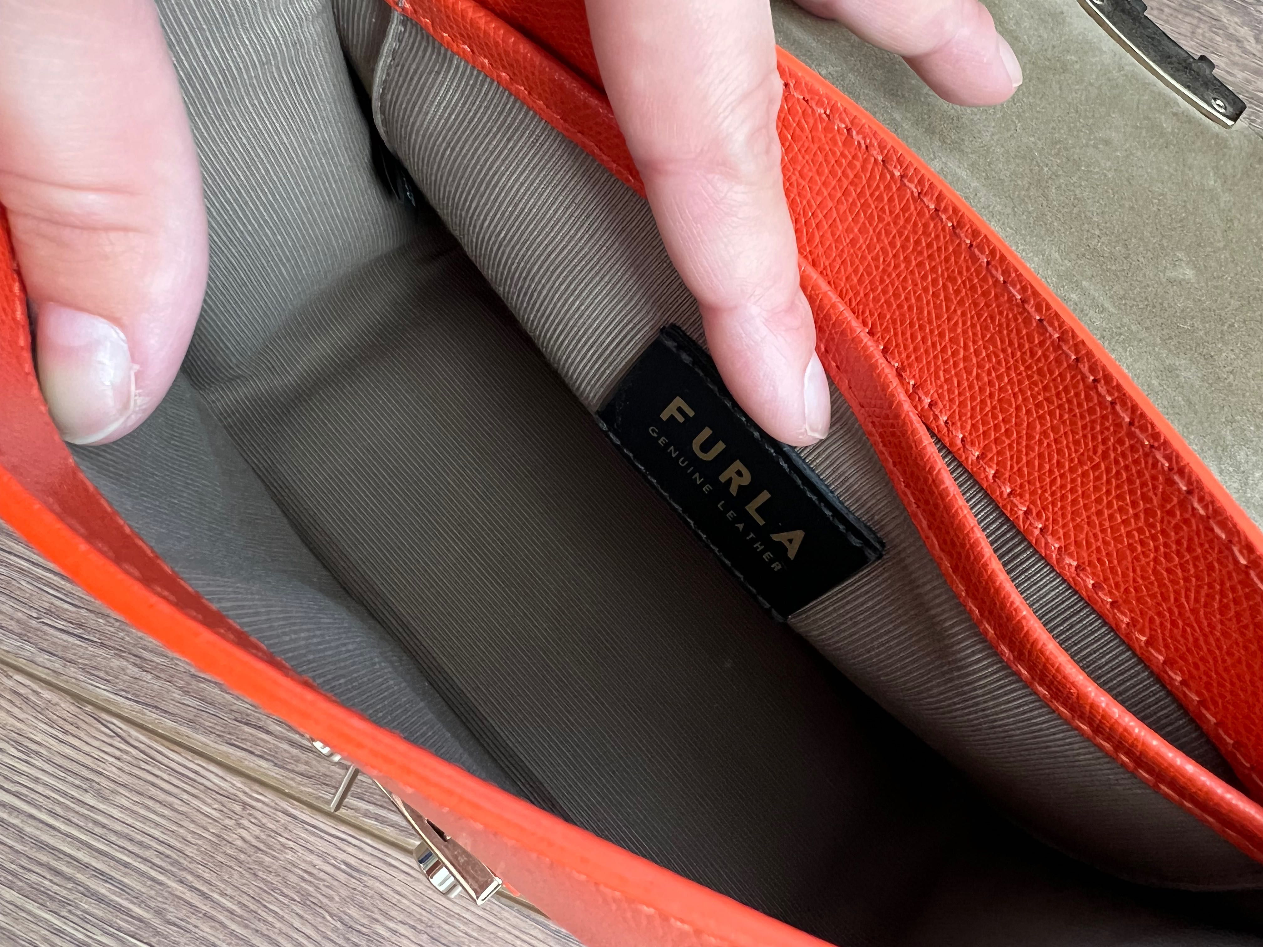 Чанта Furla оранжева