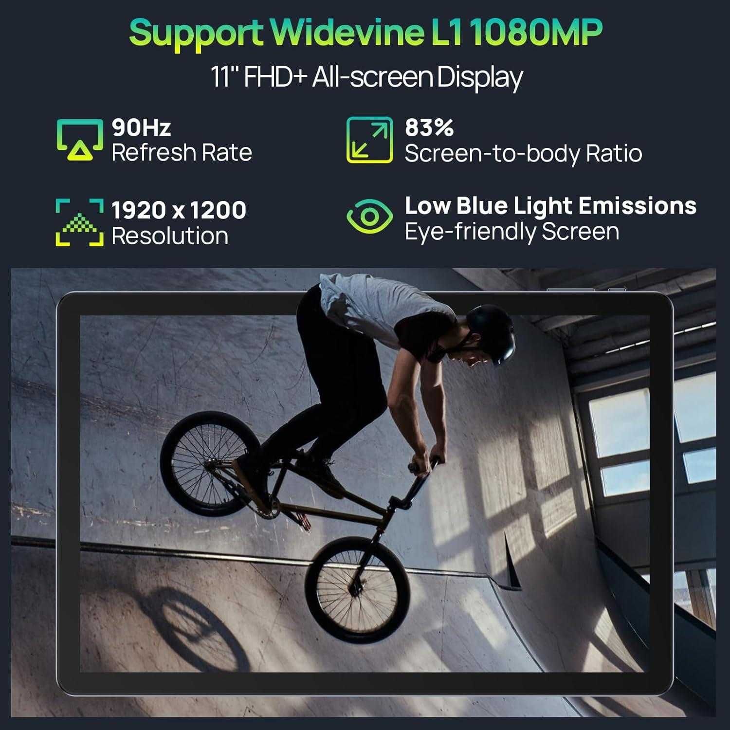 Таблет Ulefone Tab A11 Pro 11″ 90Hz, 16GB RAM 128GB ROM+1TB Android 14