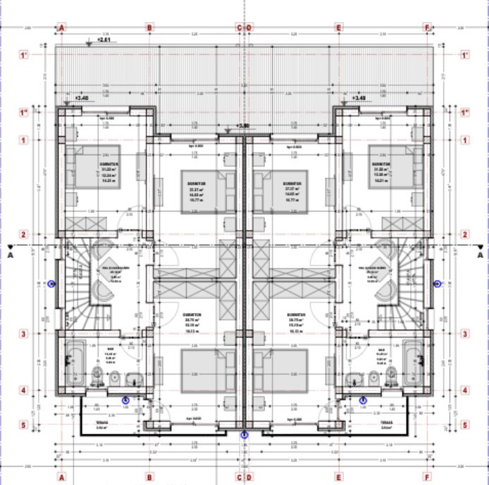 Case individuale cuplate-PROPRIETAR-Giroc-ZID DUBLU 70cm-3 dormitoare