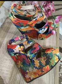 Sandale multicolore
