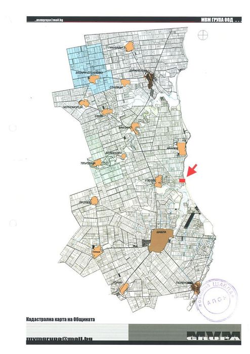 Парцел в Добрич, област-гр.Шабла площ 36450 цена 1800000