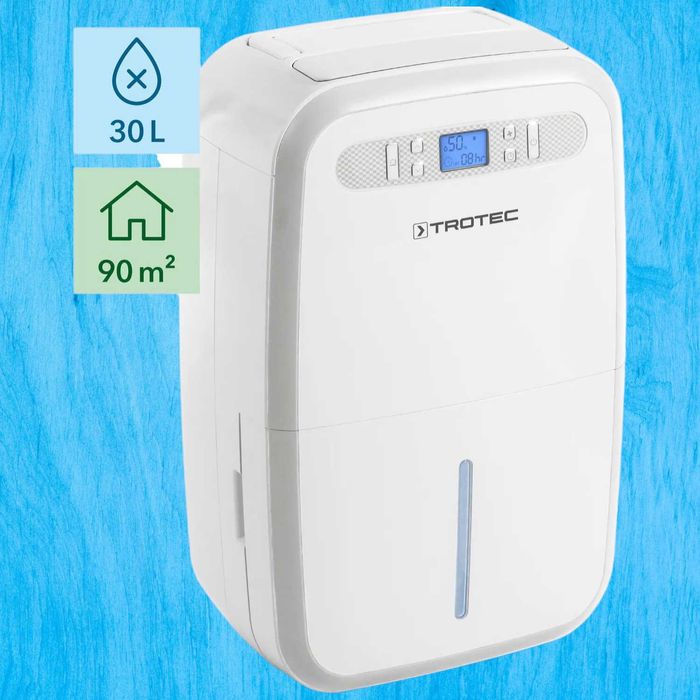 Dezumidificator Trotec TTK 95 E - Putere Max. 30L/zi, Ideal 90m2