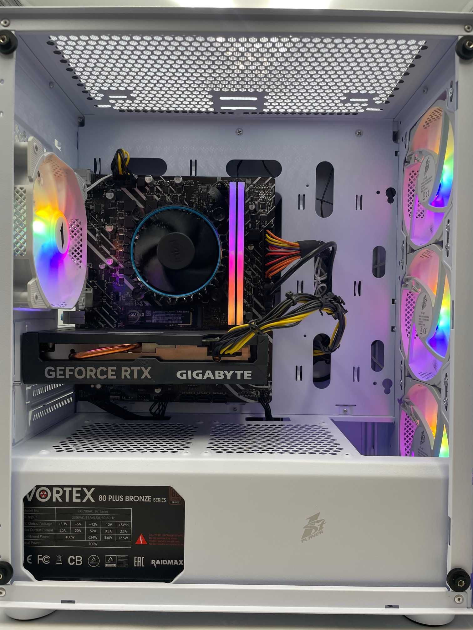 PC Desktop Gaming Intel i5-12400F, 6C/12T, 16GB RAM, RTX 4060