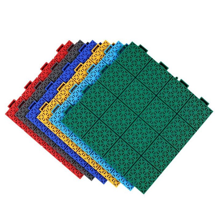 Модульное пластиковое покрытие для спортивных и игровых площадок