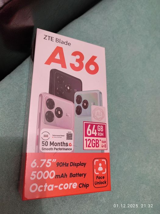 Смартфон ZTE Blade A 36