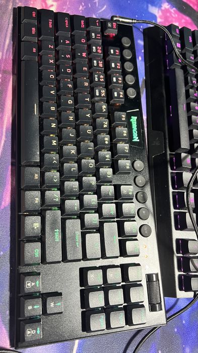 Tastatura Redragon Horus Black TKL Wireless RGB Mecanica Red Switch