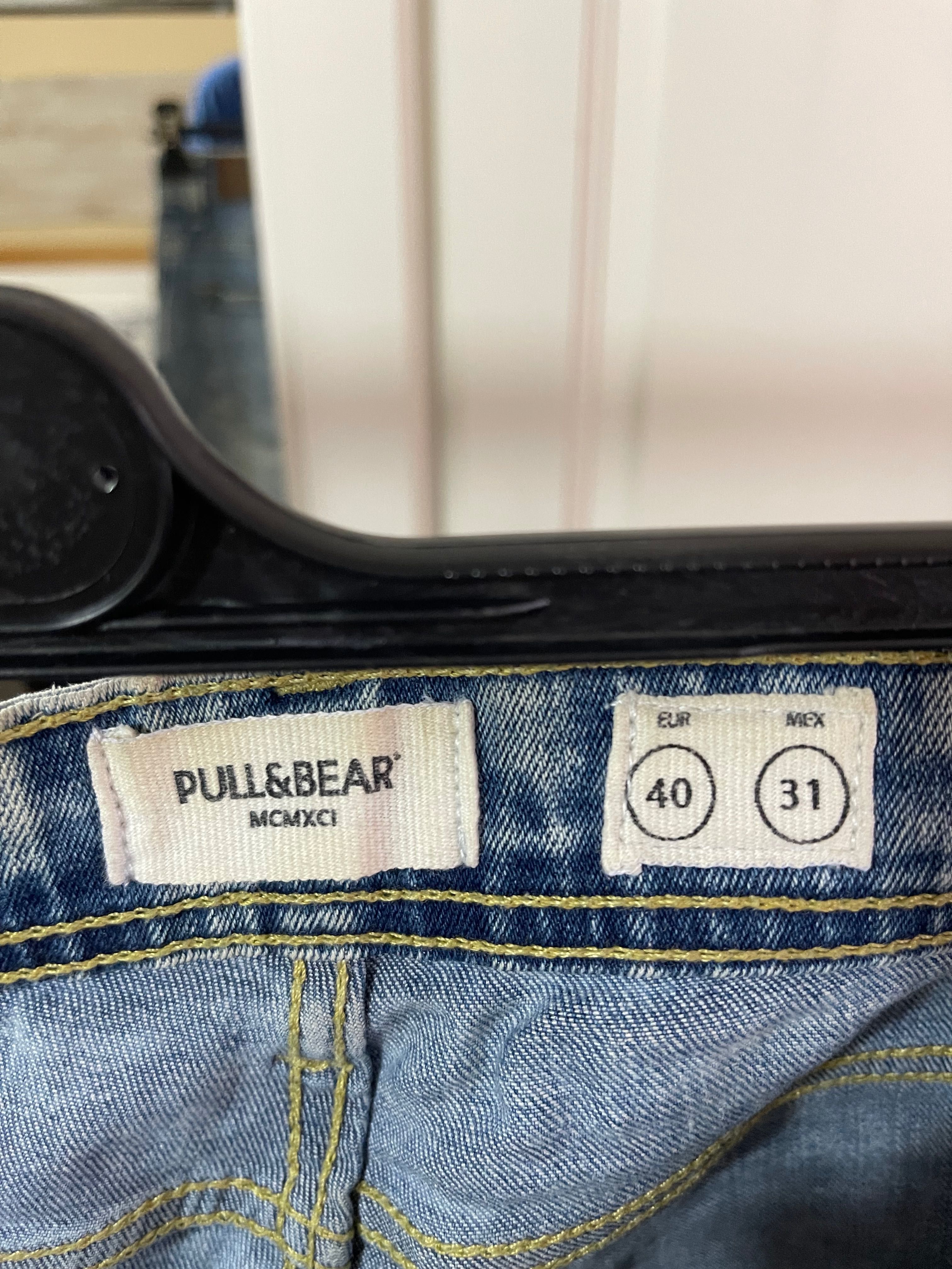 Blugi Pull&Bear Slim Fit Denim