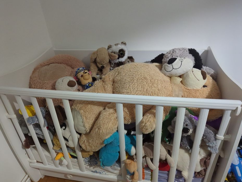 Pătuț bebeluși Lorelli Classic Dream transformabil+saltea și protecție