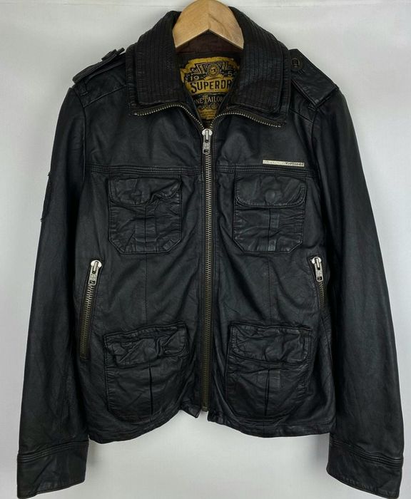 Superdry Brad кожено яке 2XL