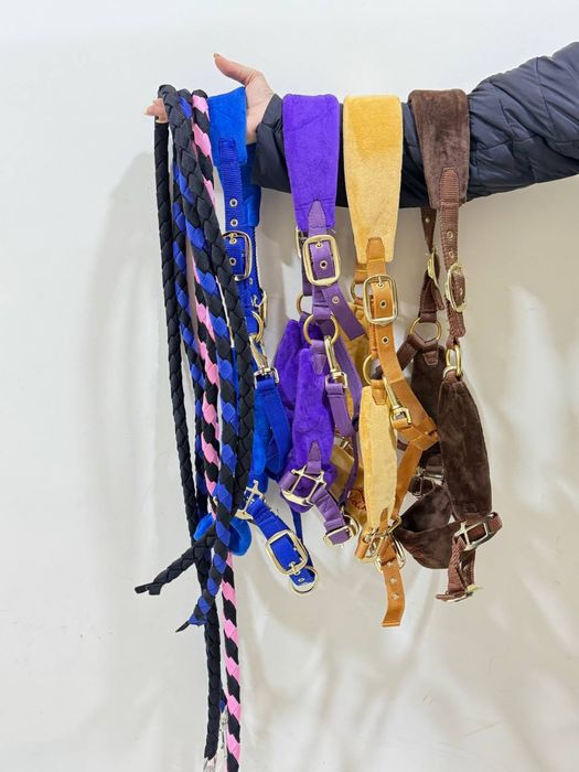 Недоуздки для лошадей+чомбур в подарок остались только в 4 цветах