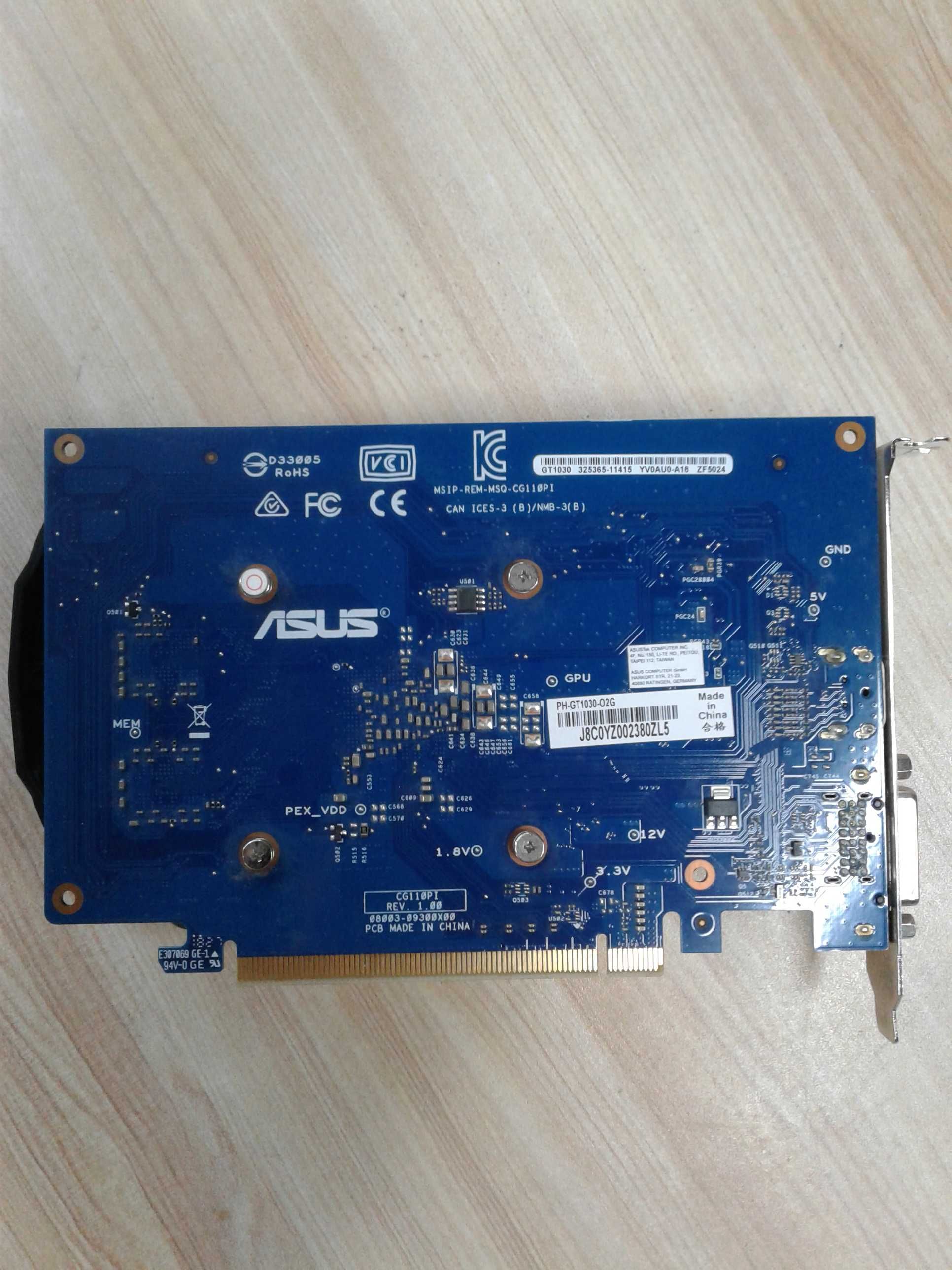 Видеокарта Asus 1030gt-2GB ddr5