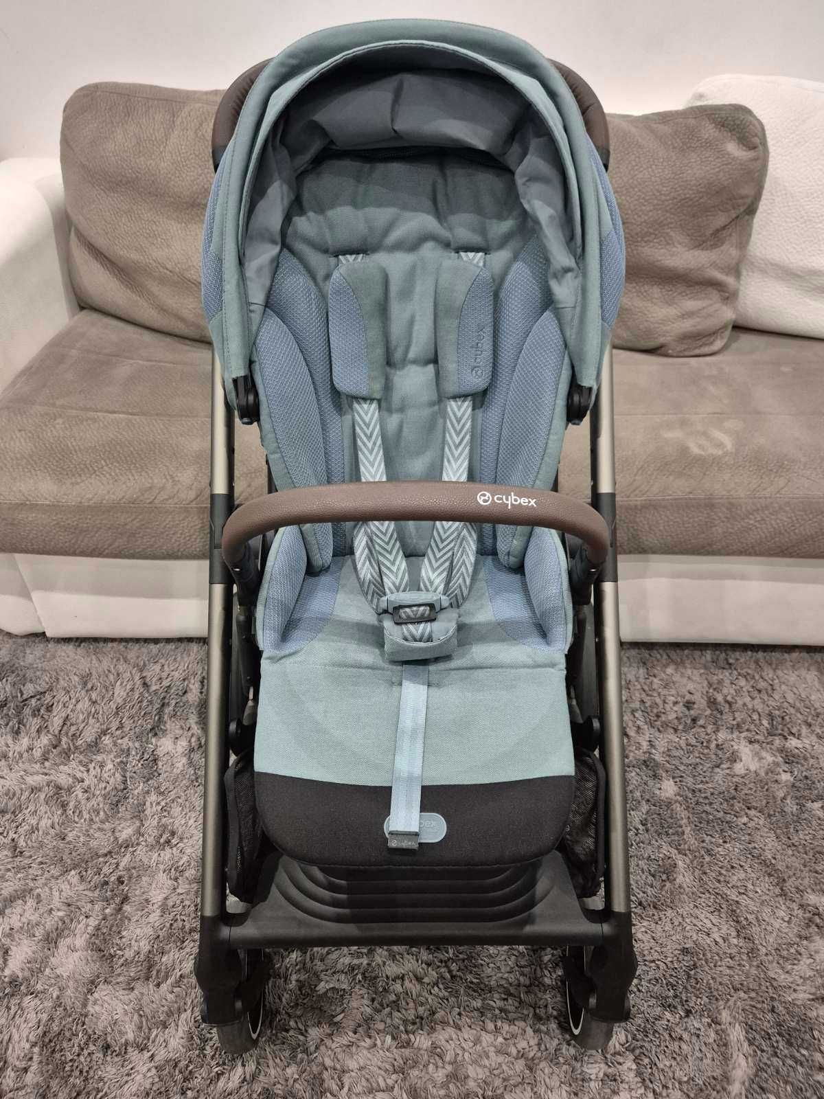 Cybex Balios S Lux Sky Blue Комбинирана бебешка количка 2в1