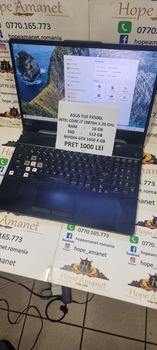 Hope Amanet P6 Laptop Asus TUF FX506L  #169017