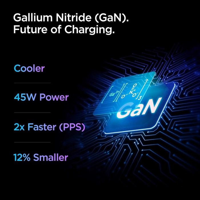 Incarcator SAMSUNG Spigen ArcStation Pro GaN, 45W, Cablu USB-C inclus