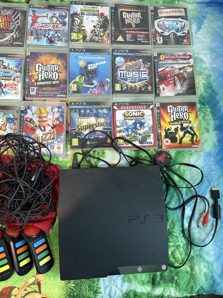 Play station 3,PS3 с много аксесоари
