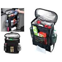 Хладилна чанта за кола/  Термо органайзер за седалка на кола с 5 джоба
