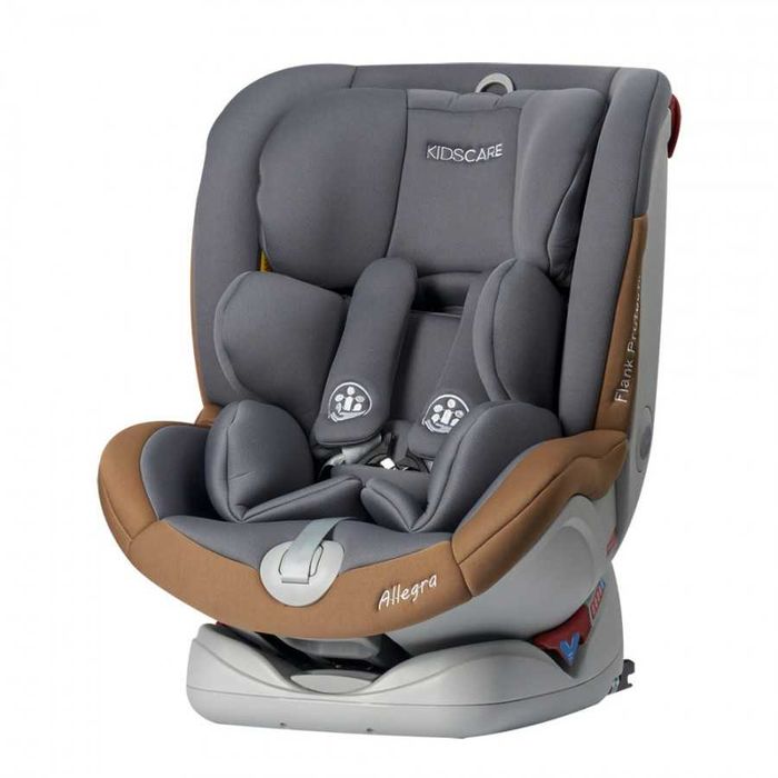 Vand scaun auto KidsCare Allegra, rotativ cu Isofix 0-36kg, gri