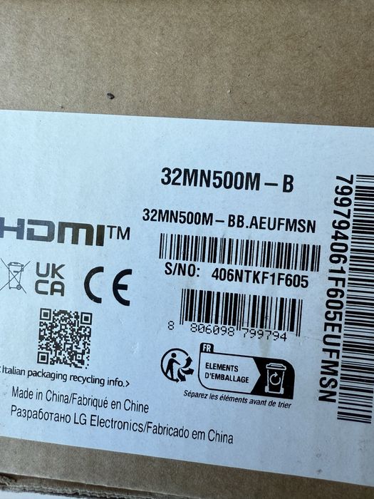 Monitor LED LG 32MN500M-B Sigilat Oferta N