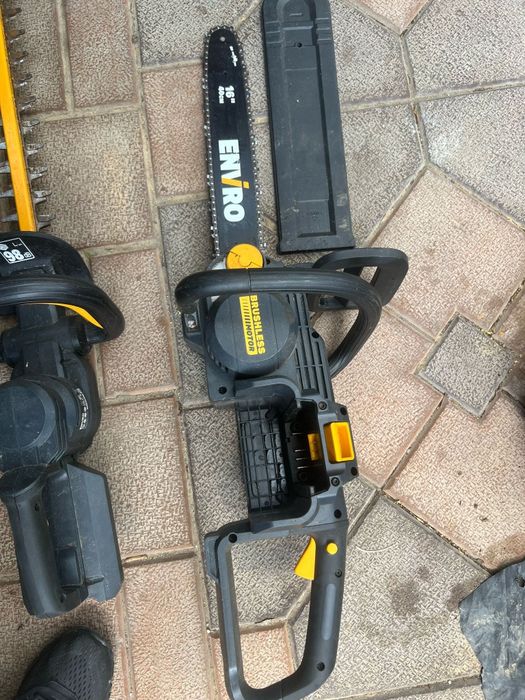 Kit cositoare, drujba  și ferăstrău  de gard viu ENVRO cu acum. de 60