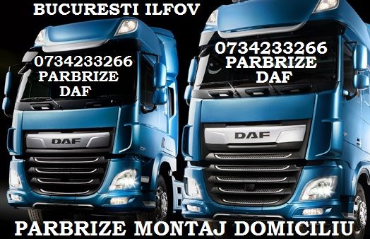 MONTAJ Parbrize Geam Lunete DAF F95 XF105 XF106 CF75 CF85 LF45 LF55