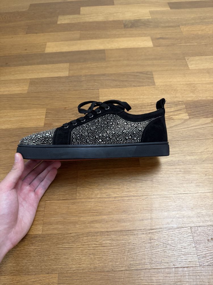 Louboutin Strass Black Veau