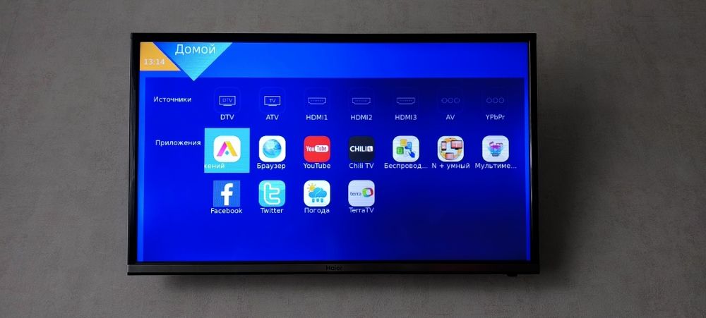 Продам телевизор Haier 32" smart tv