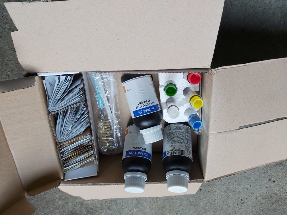 Soil test kit…..