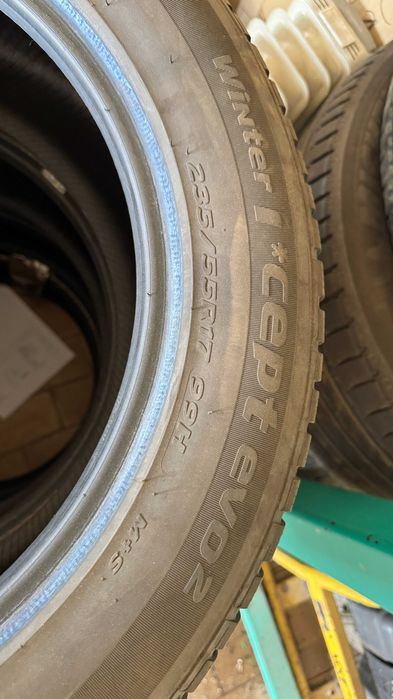 Vand 4 cauciucuri/anvelope iarna Hankook 235x55R17