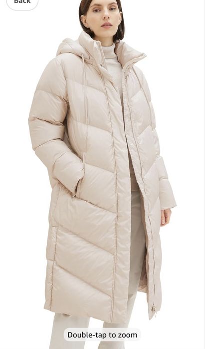 Ново дамско яке 100% рециклиран пух - TOM TAILOR - XL