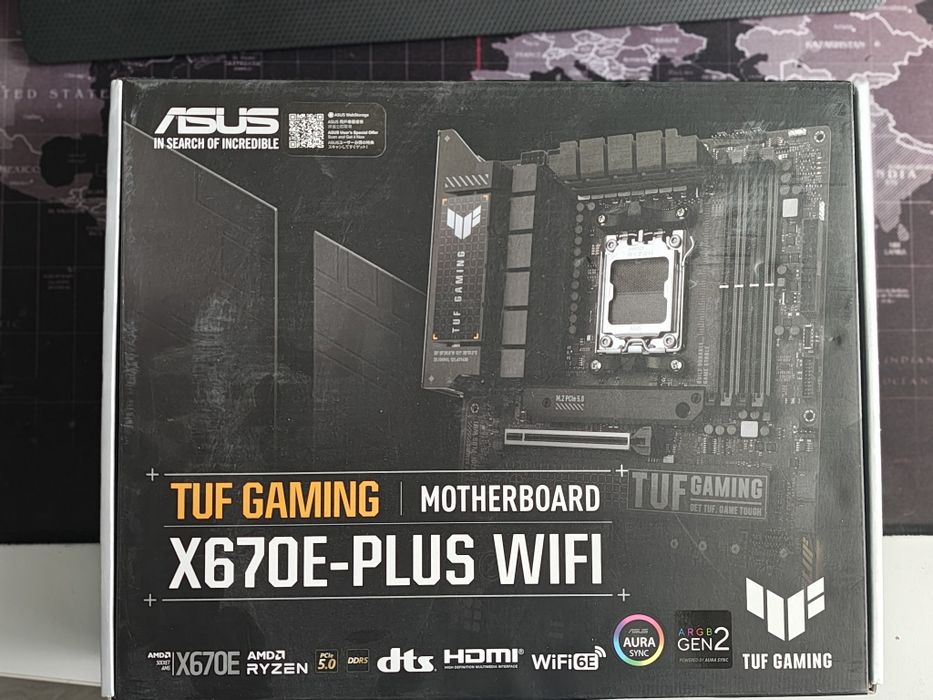 Placa de baza Asus Tuf Gaming x670e plus wifii