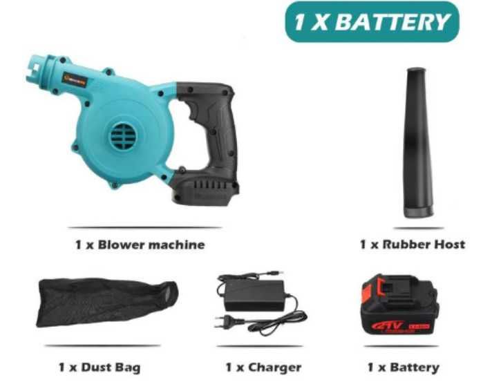 Suflanta aer 2 acumulatori 48v  18000 RPM viteza Sac Pentru Praf