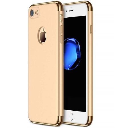 Husa pentru Apple iPhone 8, GloMax 3in1 PerfectFit, Gold