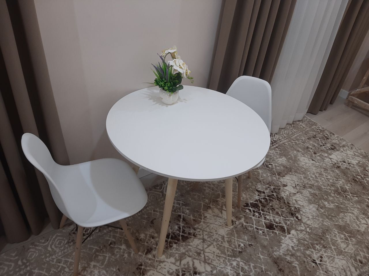Стол 90/80 loft Fitz Eames mebel stol мебель белый ikea стул