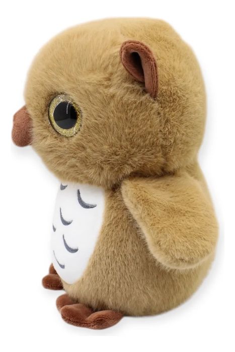 Плюшена играчка Сова, 25см, Реалистична Плюшена Сова