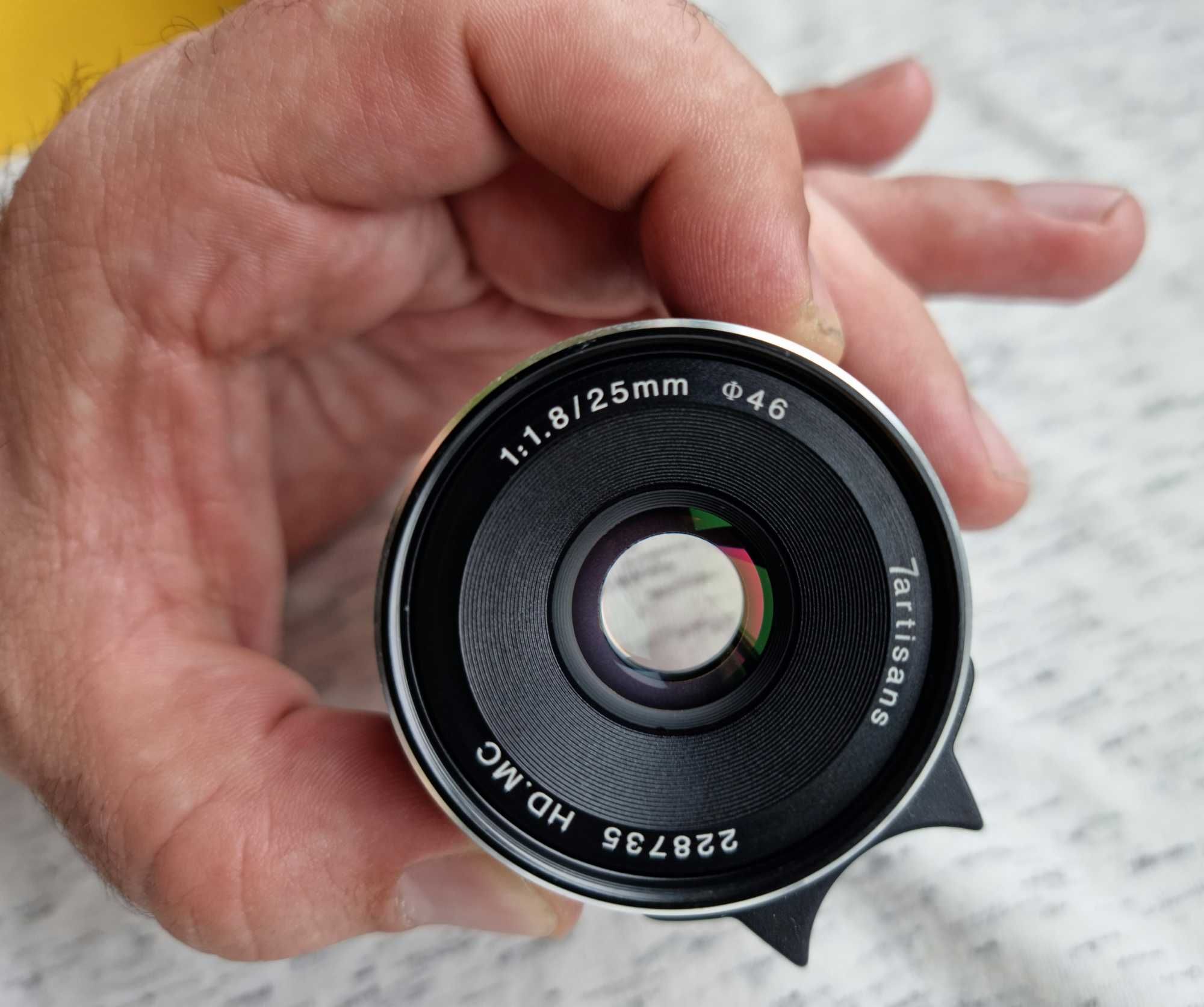 Обектив 7artisans 25mm f/1.8 за Sony E