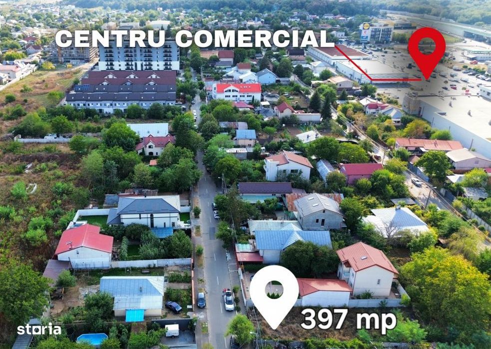 Teren de vanzare, liniste si acces rapid. Straulesti - Kaufland