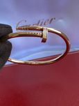 Brățară Cartier Cui 16 aur roz cu diamante