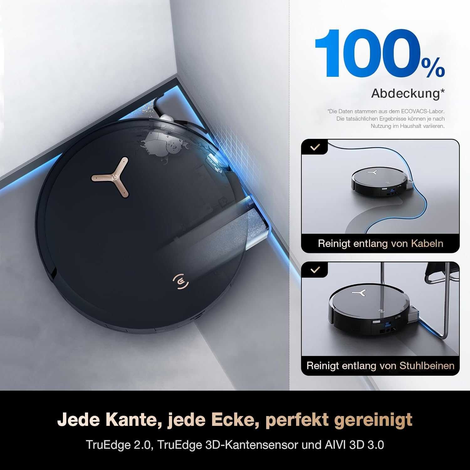 Прахосмукачка робот Ecovacs Deebot X8 Pro Omni станция 12в1 YIKO-GPT