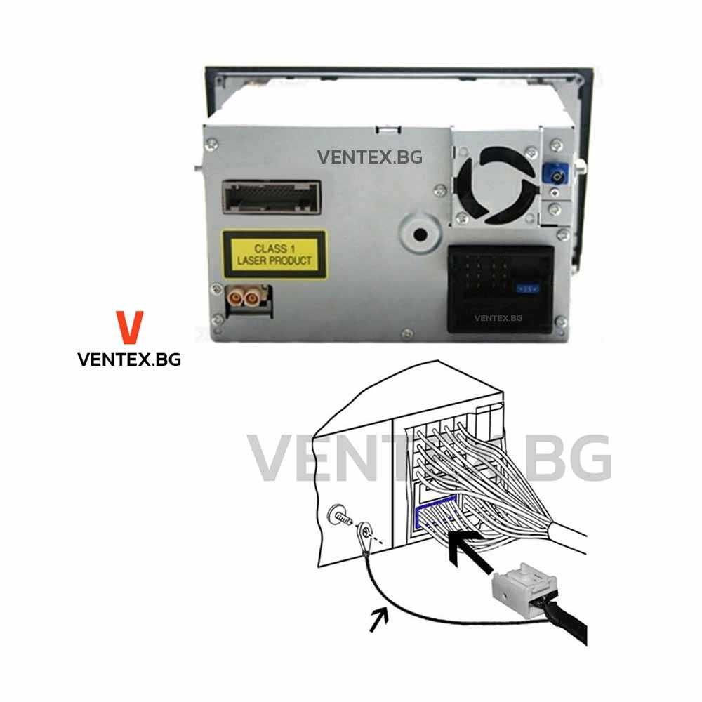 WEFA чейнджър за VW Golf 5, Passat B6, Touran, Tiguan, с USB и AUX