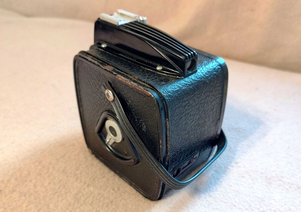 Aparat foto Gevaert Gevabox Germania 6×9 frames on 120 film anii 50