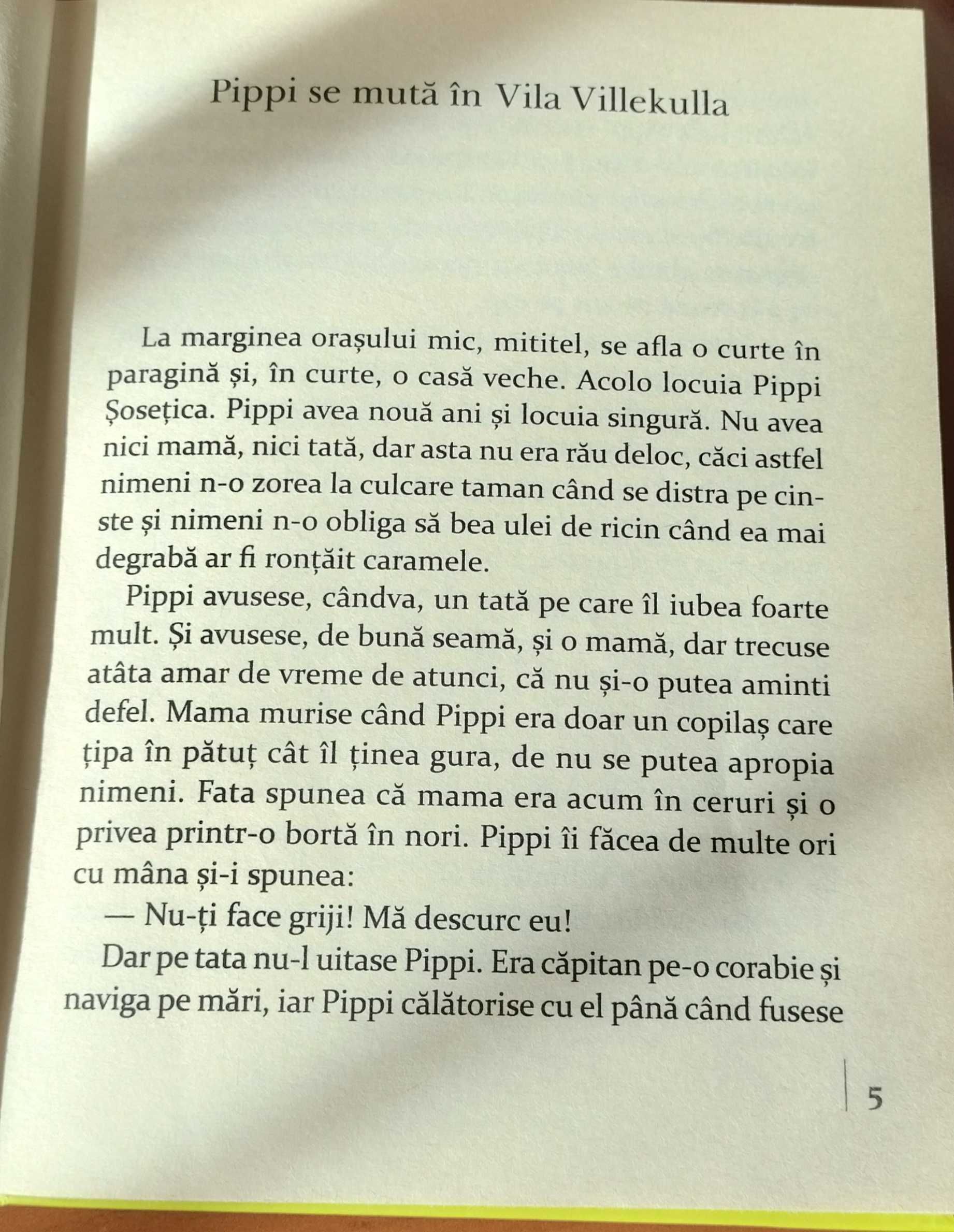 Pippi șosețica de Astrid Lindgren