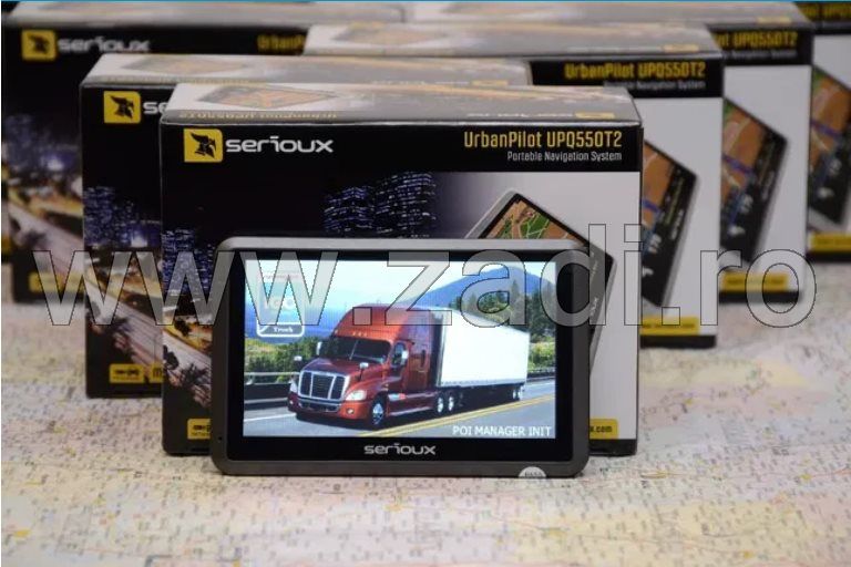 Gps auto sau camion, serioux 4.3" - garantie 3 ani-cu soft si harti