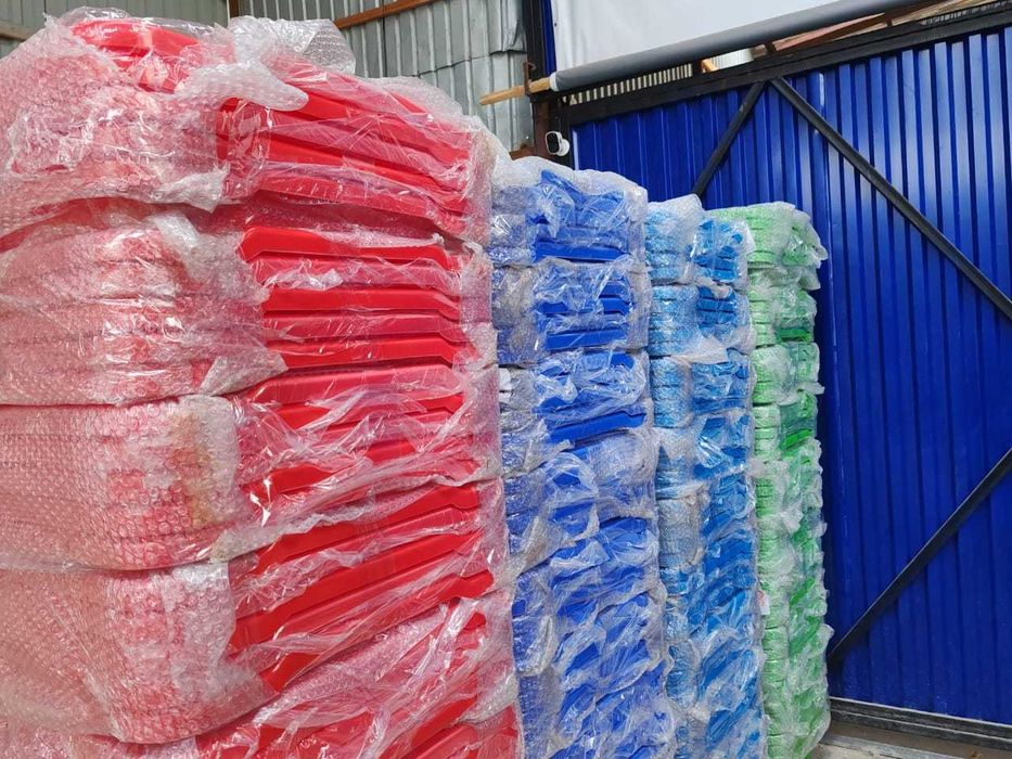 Кровать пластиковая для детского сада от 2 до 7 лет