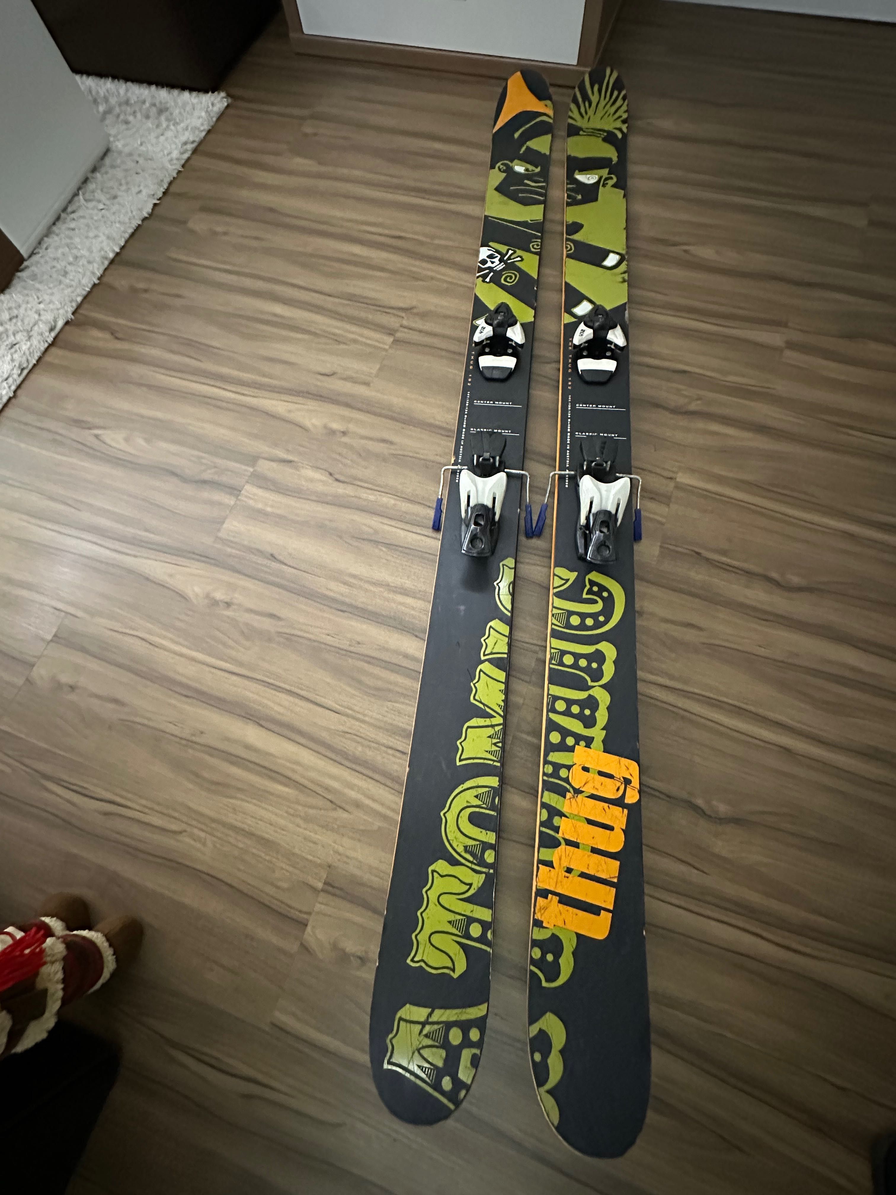 Freeride ски Atomic thug 192 - 120 талия - добро състояние