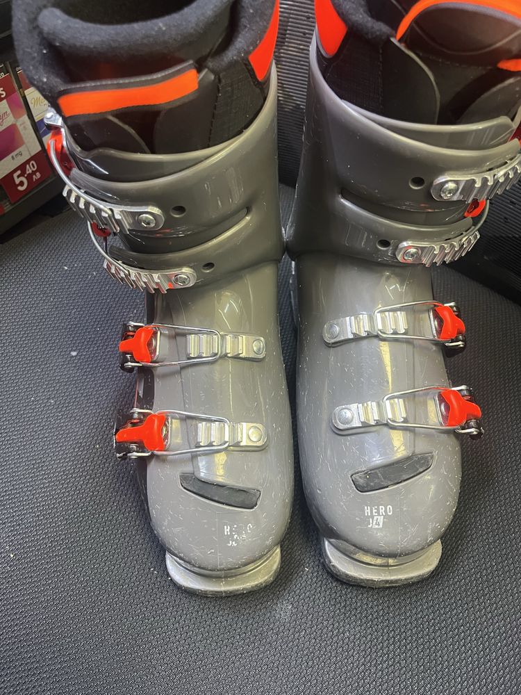 Rossignol athlete 134 GS racing и обувки 24.5 размер