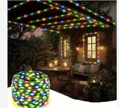 Instalatie exterior tip banda cu LEDuri 100m