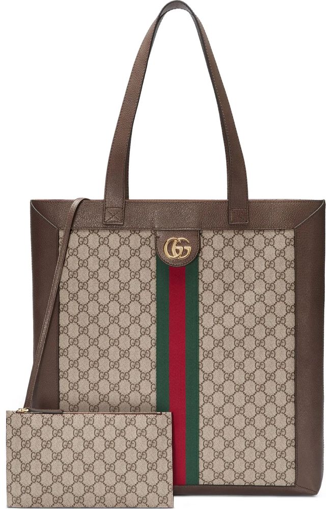 Gucci Ophidia GG Supreme Jacquard Striped Tote Bag