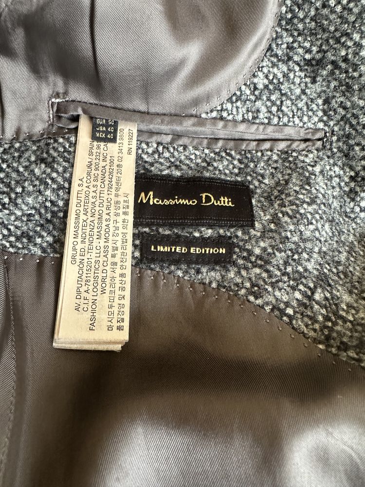 Пальто шерсть  “Massimo Dutti”